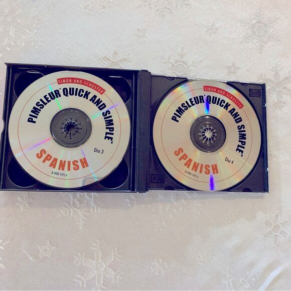 Pimsleur Quick & Simple Spanish Audio 4 CD Set scratched case - Picture 4 of 5